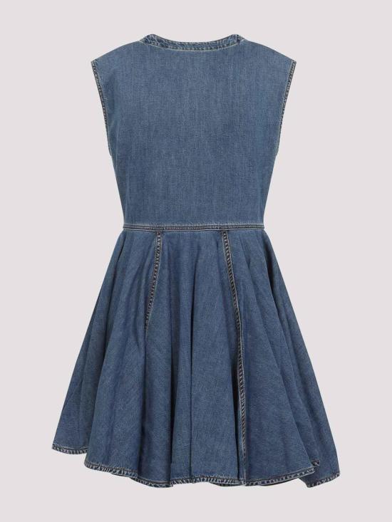  알라이아 데님 원피스 AA9R2682D004B505 Light Beige - ALAIA