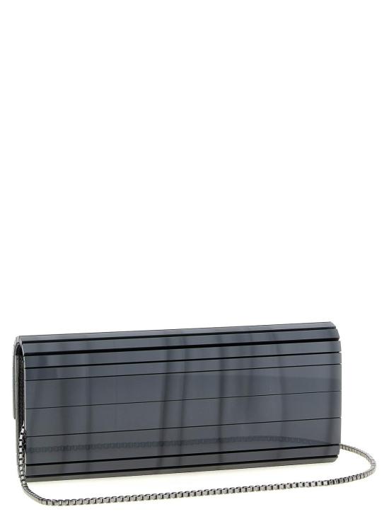 26SS 지미추 클러치/파우치 SWEETIEUUPGREYMOTHEROFPEARL - JIMMY CHOO