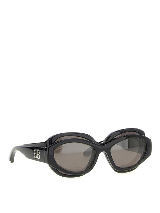 25FW 발렌시아가 선글라스 837798T00071054 Black - BALENCIAGA