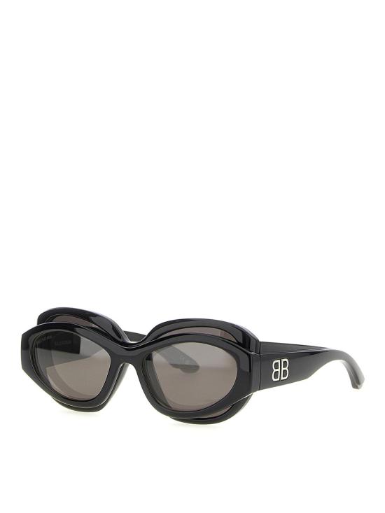 25FW 발렌시아가 선글라스 837798T00071054 Black - BALENCIAGA