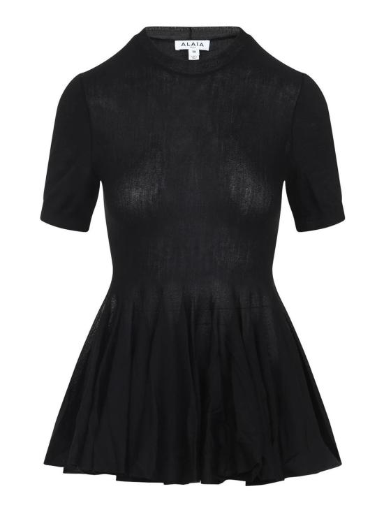  알라이아 민소매 티셔츠 AA9H1235M922B995 Black