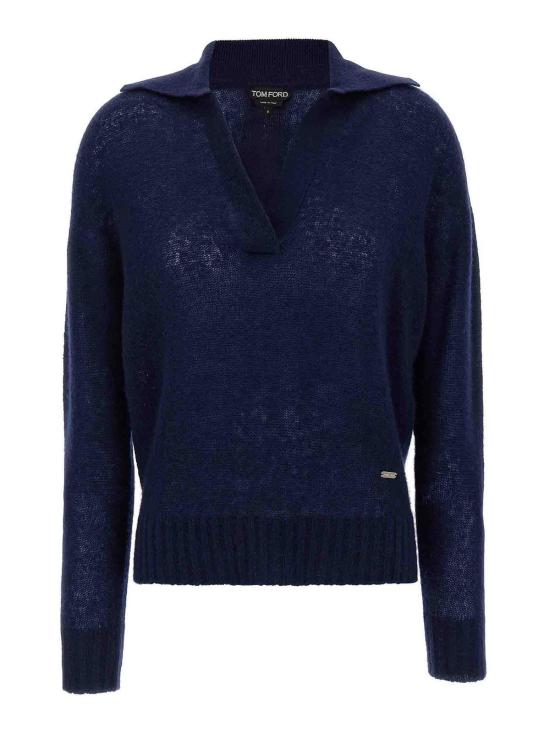  톰포드 폴로 티셔츠 MAK1391YAX921HB600 Blue