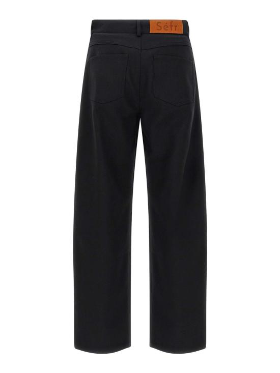  세퍼 스트레이트 팬츠 MFW25OKTAISTURDYBLACKTWILL Black - SEFR