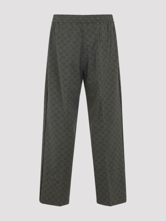  구찌 GG 저지 자카드 팬츠  814182XJHFV3266 Dark Green - GUCCI