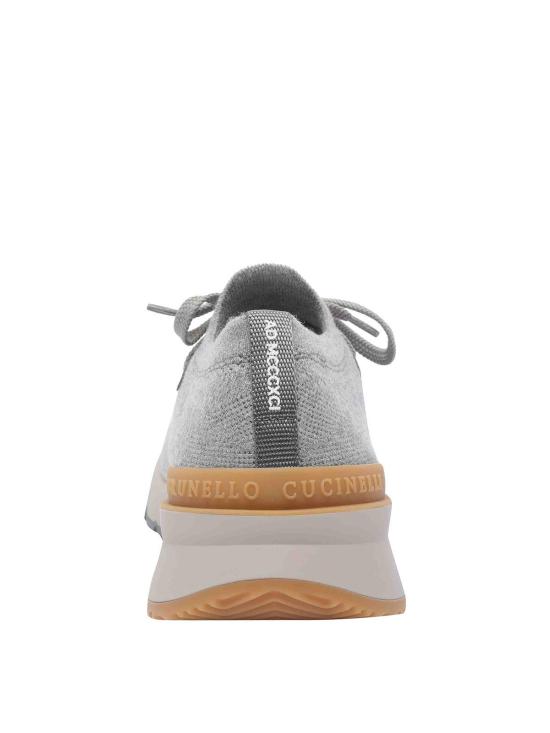 26FW 브루넬로 쿠치넬리 스니커즈 MZUWLBO253CYM46 Grey - BRUNELLO CUCINELLI