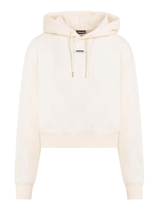 26FW 자크뮈스 르 그로그랭 후드 티셔츠 HOW00247AJ00109130 Light Beige
