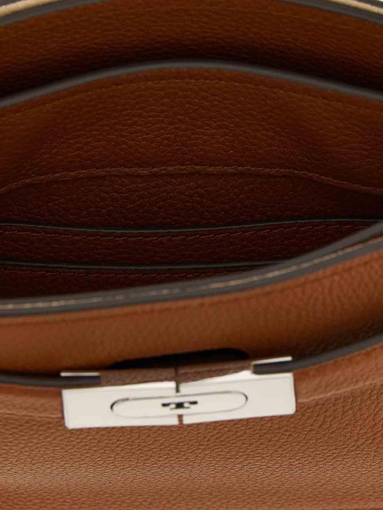 26SS 토리버치 리 라지윌 미니 탑 핸들백 175603200 Brown - TORY BURCH