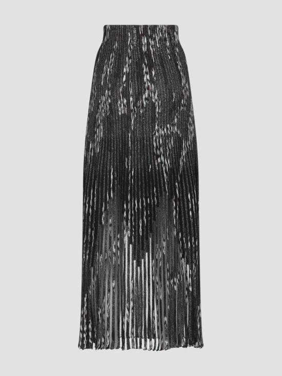 25FW 미소니 미디 스커트 DS25WH08BK01CHSM9T2 Brown - MISSONI