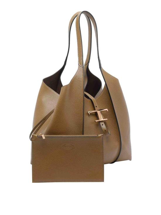 25FW 토즈 T 타임리스 쇼퍼 백 스몰 XBWTSBA0200XSOS411 Brown - TODS