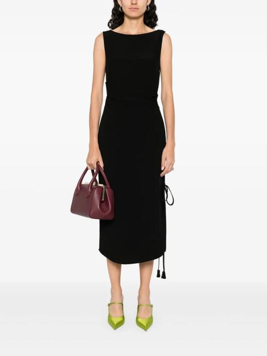 25SS 구찌 미디 스커트 828608ZASSU1000 Black - GUCCI