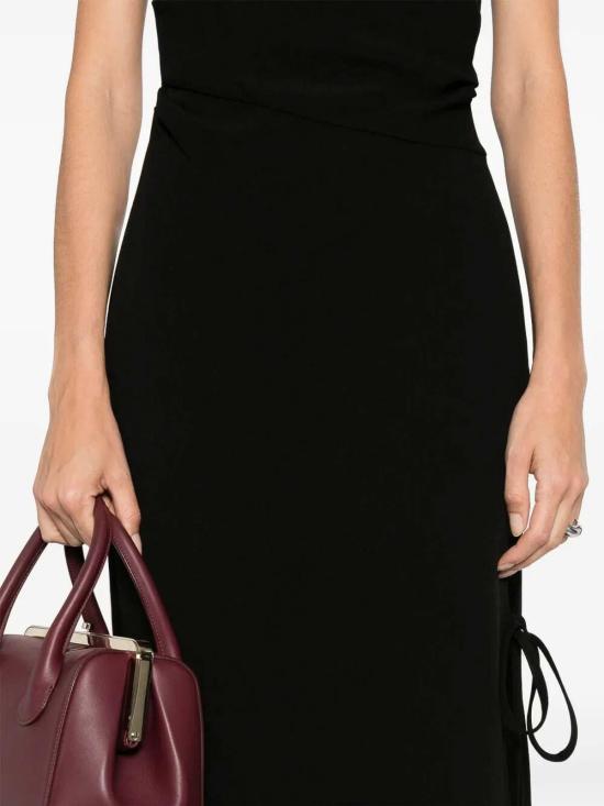 25SS 구찌 미디 스커트 828608ZASSU1000 Black - GUCCI