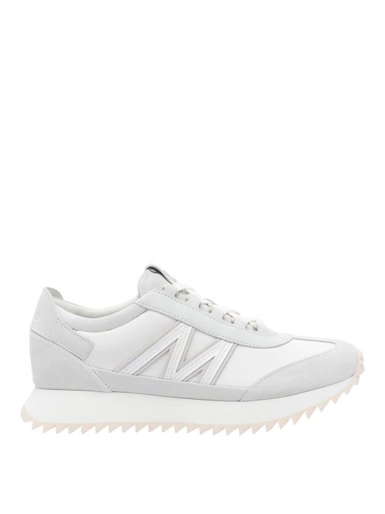 25FW 몽클레어 페이시 스웨이드 앤 누벅 트레이너 4M00210M728004A White