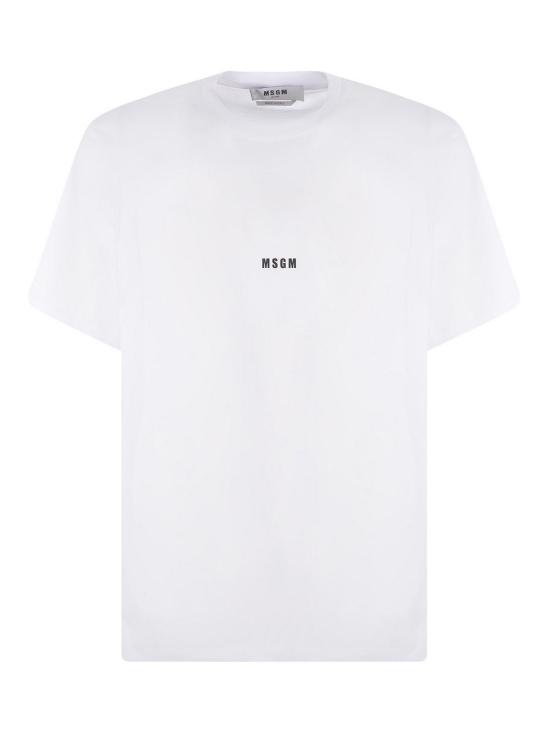  엠에스지엠 반팔 티셔츠 2000MM50020000201 White