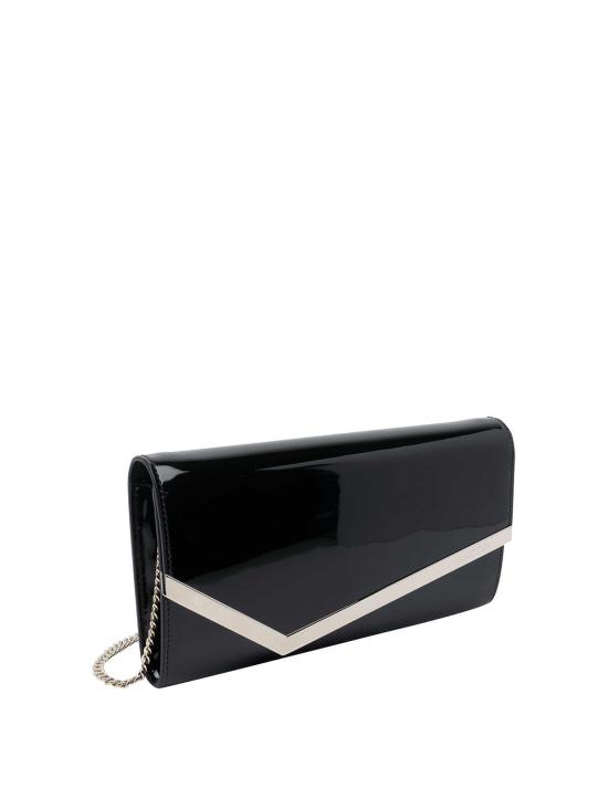 25FW 지미추 클러치/파우치 EMMIEPATBLACKLIGHTGOLD - JIMMY CHOO