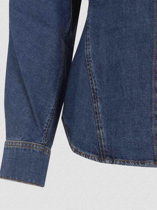  알라이아 셔츠 AA9C0988D004B505 Light Beige - ALAIA