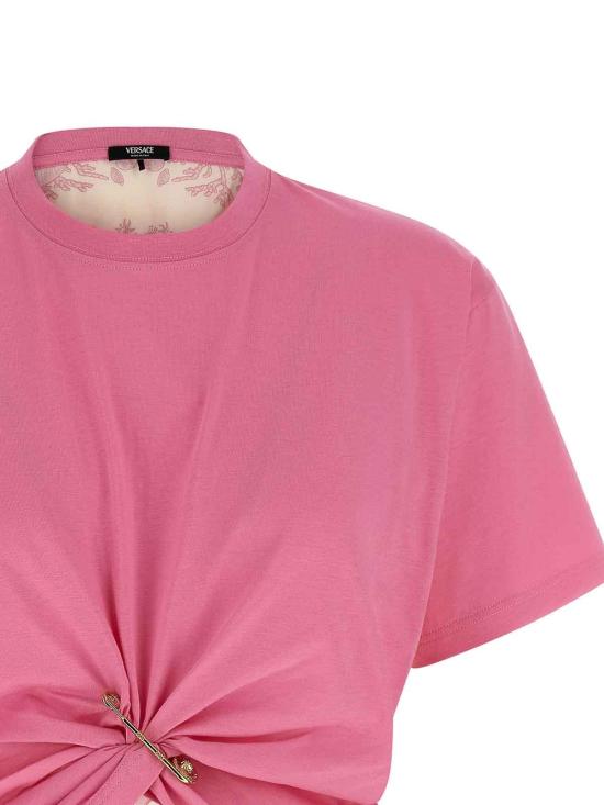25FW 베르사체 반팔 티셔츠 10210991A154032P1B0 Nude Neutrals - VERSACE