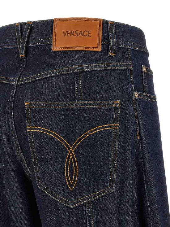  베르사체 스트레이트 팬츠 10208821A153411D920 Blue - VERSACE