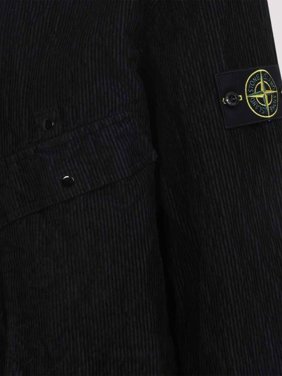  스톤 아일랜드 셔츠 K2S151200020S0229V0029 Black - STONE ISLAND