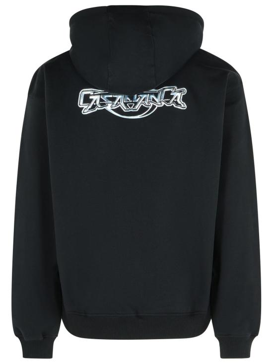 25FW 카사블랑카 긴팔 티셔츠 M AW25 JTP 408 02CASA CHROME Black - CASABLANCA