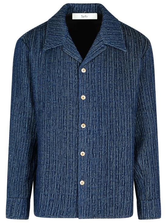 25FW 세퍼 긴팔 셔츠 MFW25WESSHASHAPE OF WATER Blue