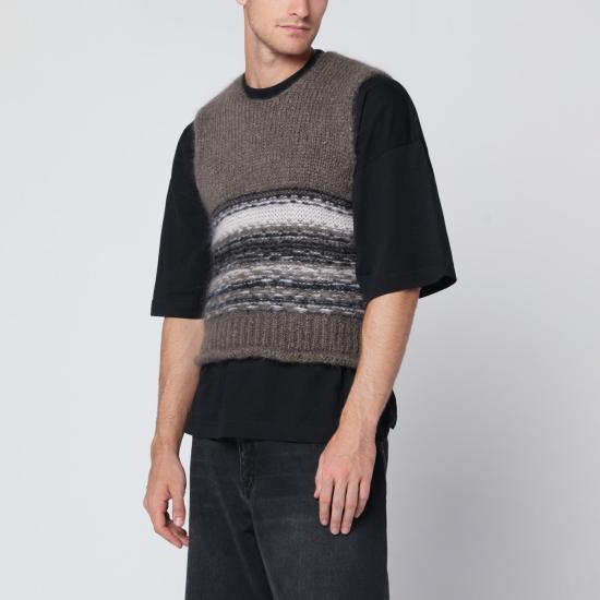 25FW 아워레가시 페럴렐 브이넥  M4253PBCO Brown