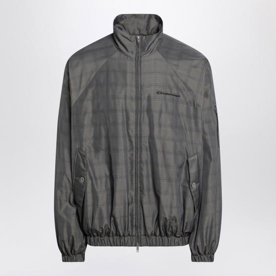 25FW 발렌시아가 체크 집업 자켓 843937TSO40 Grey