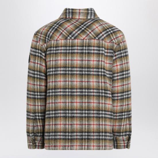 25FW 버버리 체크 울 오버셔츠 8110913167106 Beige - BURBERRY
