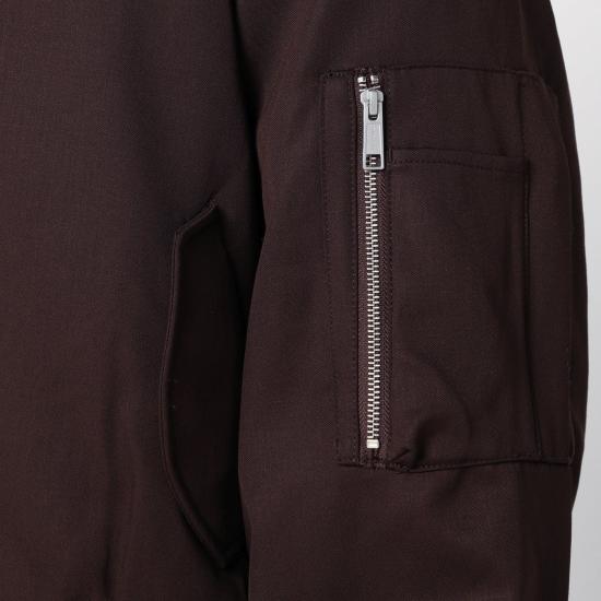 25FW 엔타이어 스튜디오 봄버 자켓 ESU W25 1048 DBWO Brown - ENTIRE STUDIOS