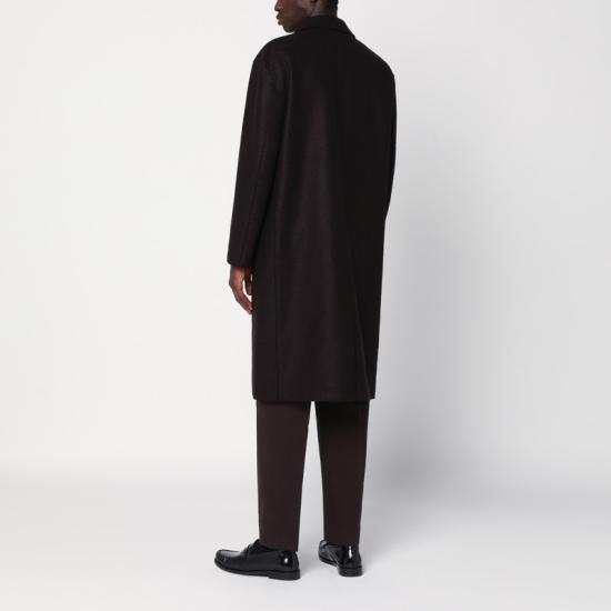 25FW 해리스와프런던 코트 CE9189MLK Brown - HARRIS WHARF LONDON