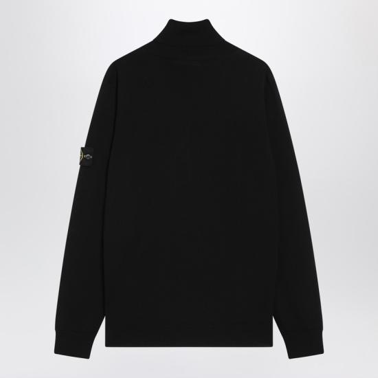  스톤 아일랜드 탑 S155100025S00C4 Black - STONE ISLAND