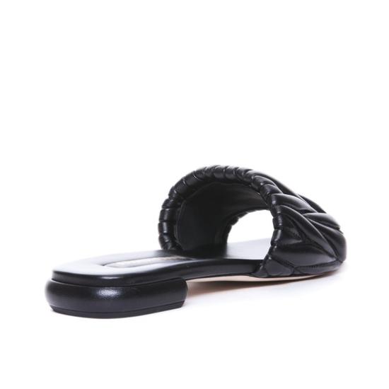 26SS 미우미우 뮬/슬리퍼 5XX60588TF0002 F 010 Black - MIU MIU