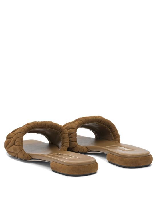 26SS 미우미우 뮬/슬리퍼 5XX605M2VF0316 F 010 Brown - MIU MIU