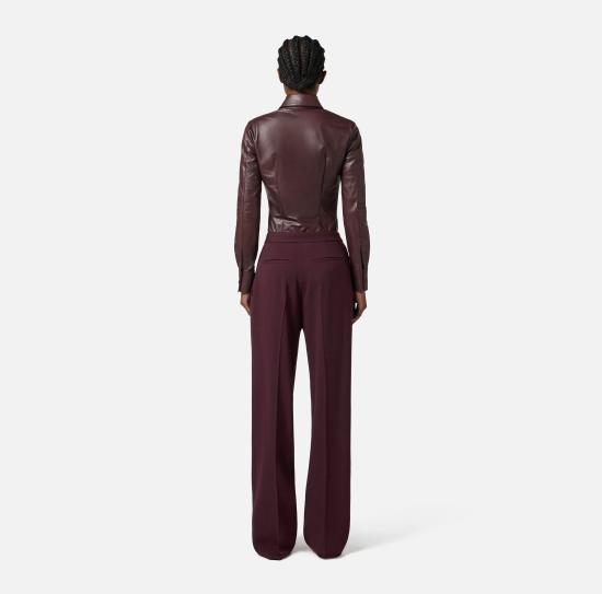 25FW 엘리자베타프랜치 스트레이트 팬츠 PA12356E2 EA4 Merlot - ELISABETTA FRANCHI