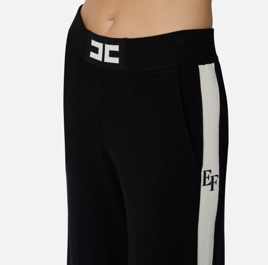 25FW 엘리자베타프랜치 스트레이트 팬츠 KP69S56E2 EF3 Nero milk - ELISABETTA FRANCHI