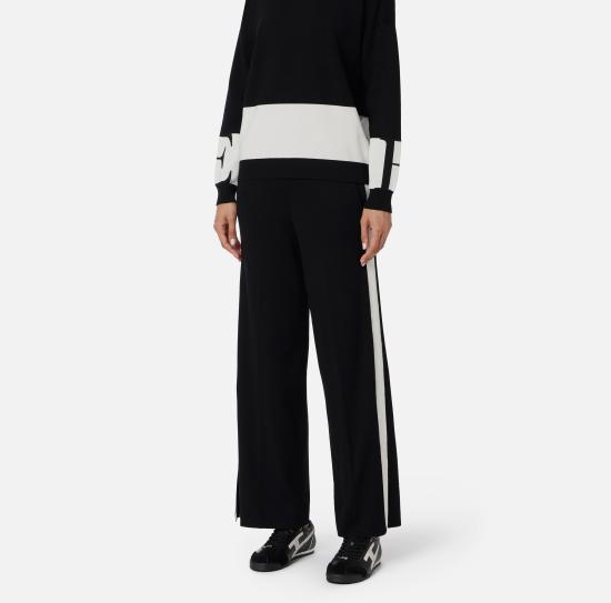 25FW 엘리자베타프랜치 스트레이트 팬츠 KP69S56E2 EF3 Nero milk - ELISABETTA FRANCHI