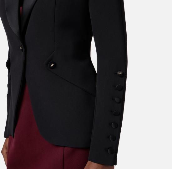 25FW 엘리자베타프랜치 수트 자켓 GI15456E2 110 Black - ELISABETTA FRANCHI