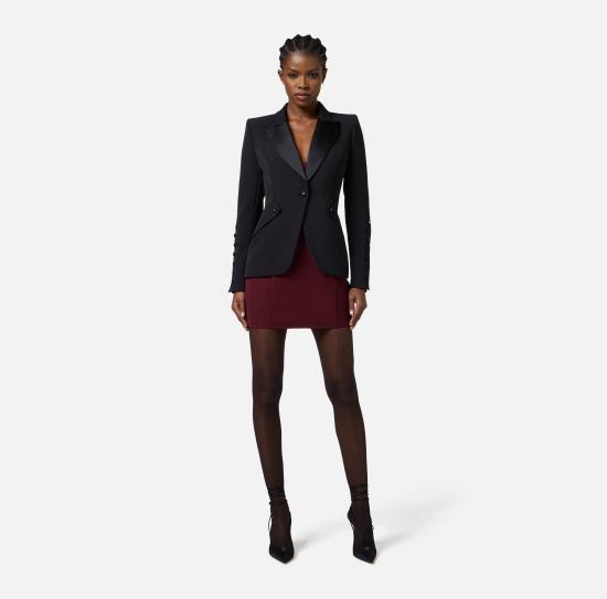 25FW 엘리자베타프랜치 수트 자켓 GI15456E2 110 Black - ELISABETTA FRANCHI