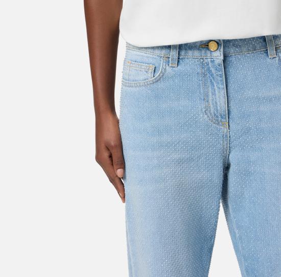 25FW 엘리자베타프랜치 데님 팬츠 PJ06N56E2 192 Blue - ELISABETTA FRANCHI