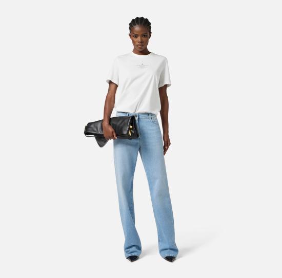 25FW 엘리자베타프랜치 데님 팬츠 PJ06N56E2 192 Blue - ELISABETTA FRANCHI