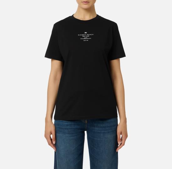 25FW 엘리자베타프랜치 스웨터 MA63D56E2 110 Black - ELISABETTA FRANCHI