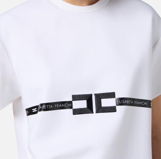 25FW 엘리자베타프랜치 스웨터 MA02256E2 270 Gesso - ELISABETTA FRANCHI