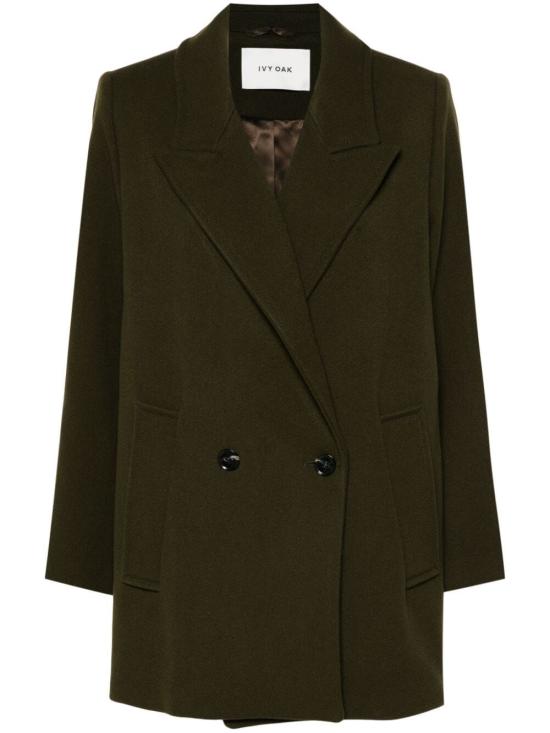  아이비앤오크 트렌치 코트 IO119100 GR598 DARK KHAKI