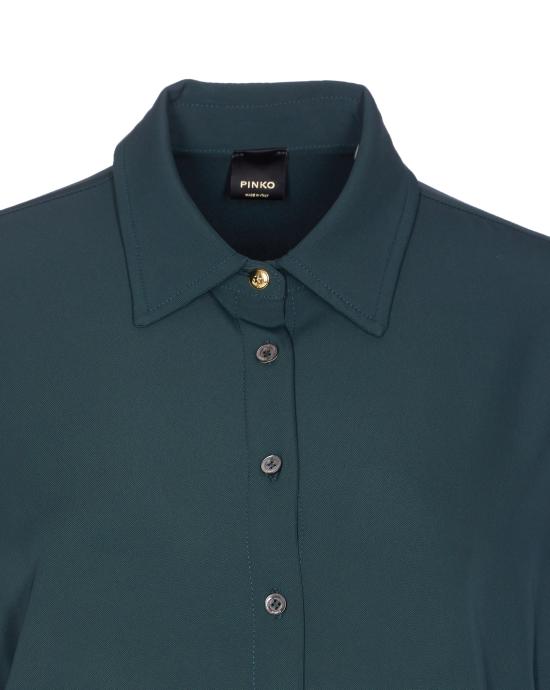 25FW 핑코 미디 원피스 105761 A2U2X83 Green - PINKO