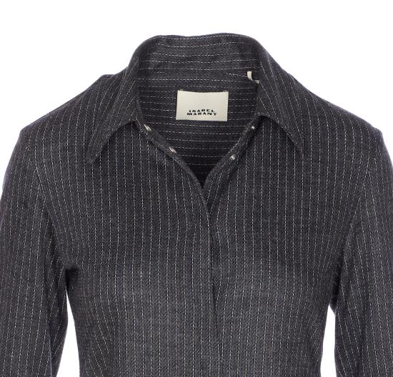 25FW 이자벨마랑 미디 원피스 RO0901FA C4J12I02AN Grey - ISABEL MARANT