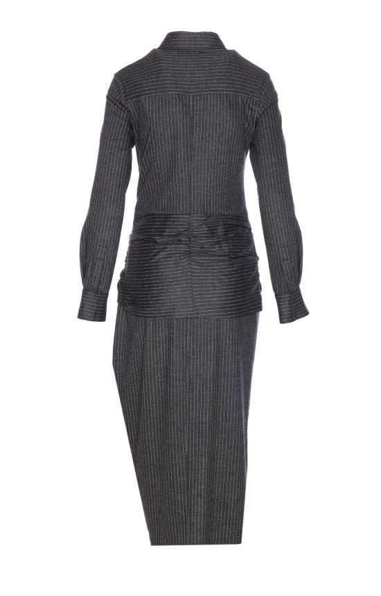 25FW 이자벨마랑 미디 원피스 RO0901FA C4J12I02AN Grey - ISABEL MARANT