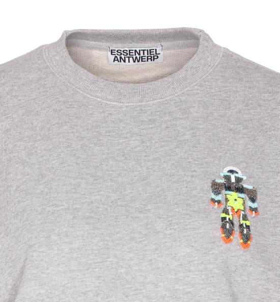 25FW 에센셜앤트워프 긴팔 티셔츠 IBERNATUS SH35 Grey - ESSENTIEL ANTWERP