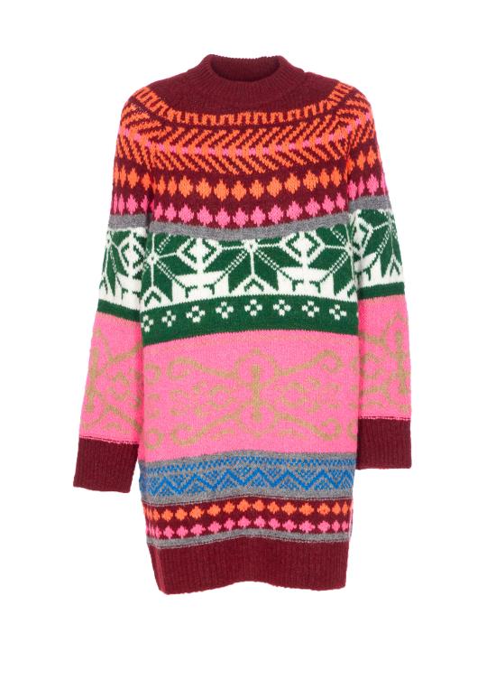 25FW 에센셜앤트워프 미디 원피스 ICON I1OW MultiColour