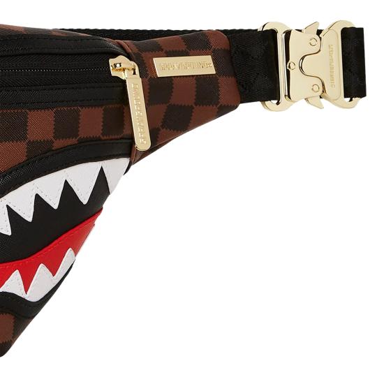 25FW 스프레이그라운드 벨트백 B7844 SAWTOOTH SHARKS IN PARIS Brown - SPRAYGROUND