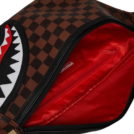 25FW 스프레이그라운드 벨트백 B7844 SAWTOOTH SHARKS IN PARIS Brown - SPRAYGROUND