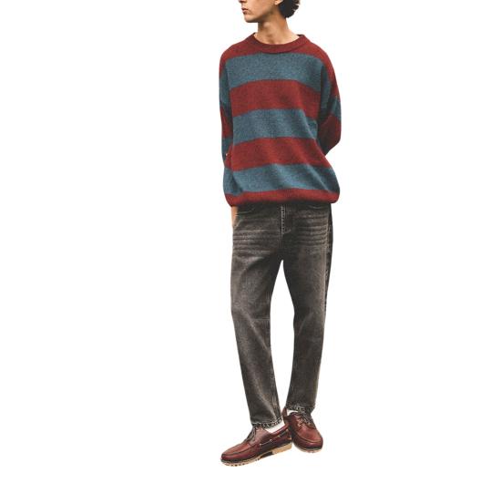 25FW 아미시 데님 팬츠 AMU001 N094 C0998 JEREMIAH MAN AMISH DENIM BLACK - 청바지 - 아미쉬 - AMISH